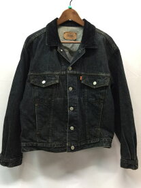 【LEVIS】　リーバイス　オレンジタブ　デニムジャケット　インディゴ　サイズM　70649-0259 襟コーデュロイ　J02　80S　古着　アメカジ／アウター【中古】[☆3]