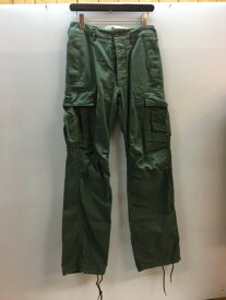 ENGINEERED GARMENTS エンジニアードガーメンツ カーゴパンツ　カーキ　無地　ワークパンツ　メンズ　ボトムス　サイズ28　USA製　コットン／ボトムス【中古】[☆3]