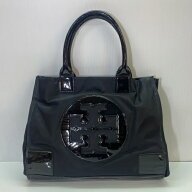 TORY BURCH トリーバーチ ELLA TOTE エラ トート バッグ ハンドバッグ ナイロン ロゴ レディース メンズ …