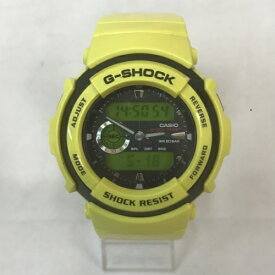 CASIO カシオ G-SHOCK ジーショック G-300SC-9AJF 腕時計 イエロー／時計【中古】[☆3]
