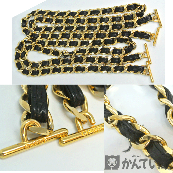 正規美品✨ビンテージCHANELシャネル ゴールドチェーンデカココ