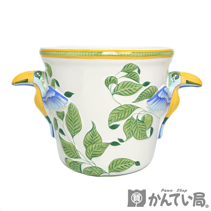 楽天市場】HERMES【エルメス】トゥカン ワインクーラー 陶器