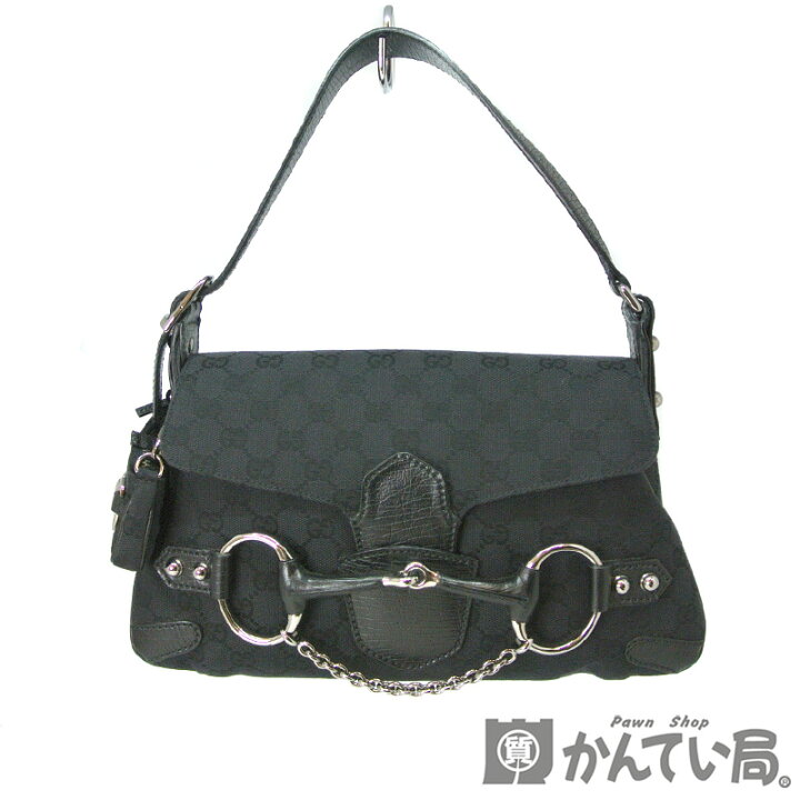 楽天市場】GUCCI【グッチ】ホースビット GGキャンバス×レザー スタッズ 