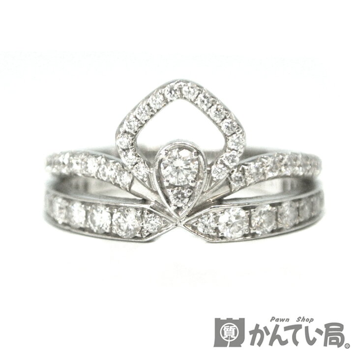 CHAUMET ショーメ ジョゼフィーヌ エクラ フローラル リング K18WG Au750 ダイヤモンド 51 日本サイズ 11号 ホワイトゴールド 指輪 ブライダル ブランドジュエリー レディース USED-SA 質屋かんてい局名古屋西店 かんてい局名古屋西店