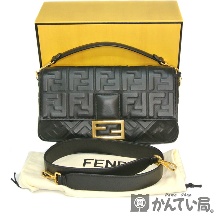 楽天市場】FENDI【フェンディ】バゲット ラージ マンマバケット FFロゴ 