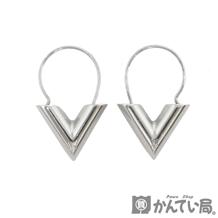 最終値下げ★美品★Louis Vuitton ピアス エッセンシャルV シルバー 楽天市場】LOUIS VUITTON【ルイヴィトン】M63199 ピアス