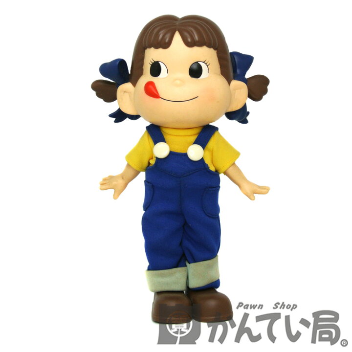 楽天市場】不二家 【ふじや】 ペコちゃん人形 ソフトビニール 青服 首 