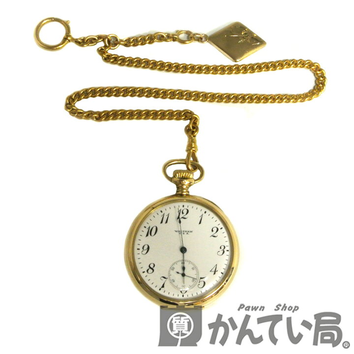 楽天市場】WALTHAM 【ウォルサム】 懐中時計 K18 手巻き 3針アナログ 