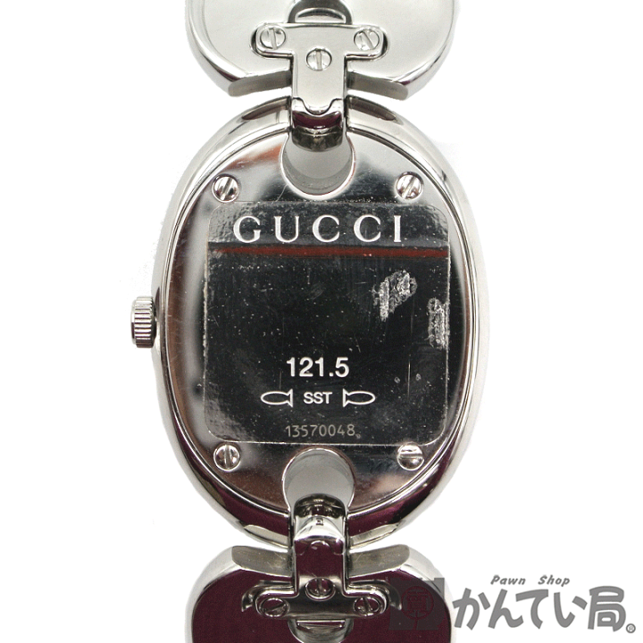グッチ マリーナチェーン バングルウォッチ レディース腕時計 121.5 楽天市場】GUCCI【グッチ】 121.5 マリーナチェーン バングル