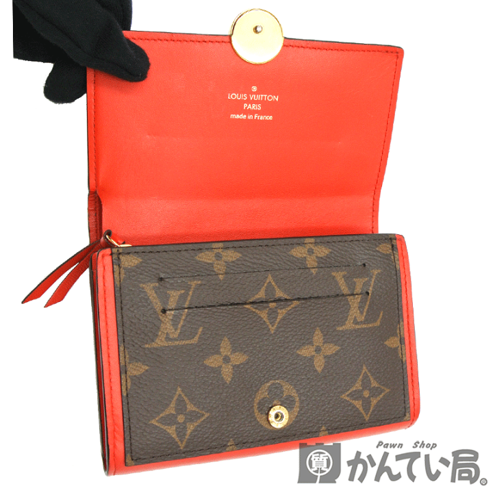ルイヴィトン LOUIS VUITTON 二つ折り財布 モノグラム ポルトフォイユ フロール コンパクト M64587 ブラウン 楽天市場】LOUIS VUITTON【ルイ・ヴィトン】ポルトフォイユ・フロール
