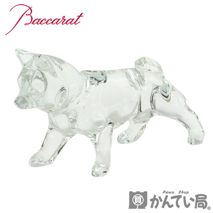 楽天市場】Baccarat【バカラ】クリスタル 干支 戌 犬 いぬ クリア 置物  