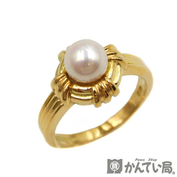 楽天市場】TIFFANY＆Co.【ティファニー】パールリング 750 K18 指輪  