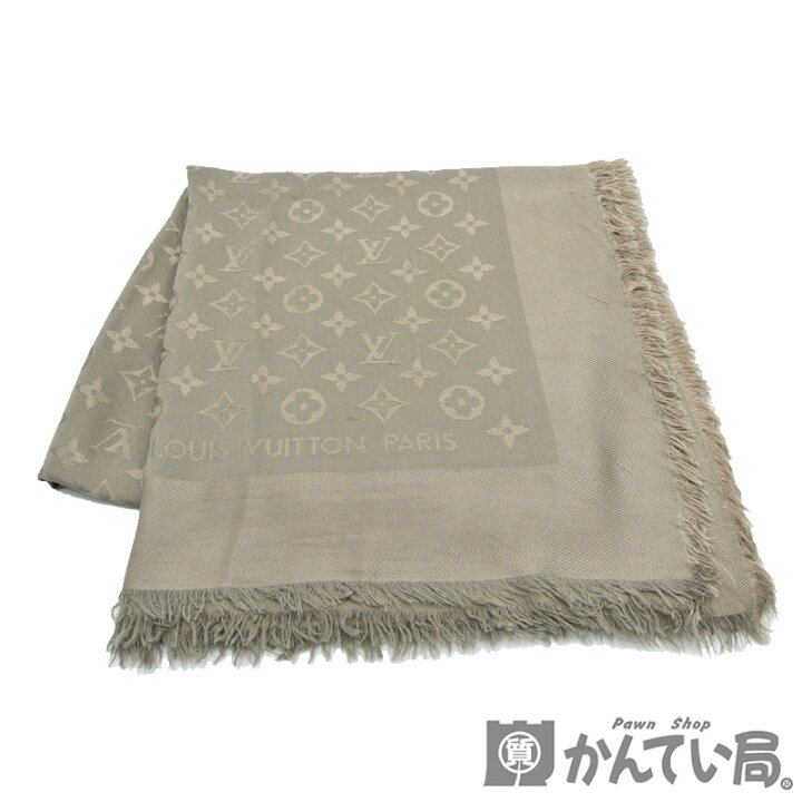 楽天市場】LOUIS VUITTON【ルイ・ヴィトン】大判 ショール モノグラム 