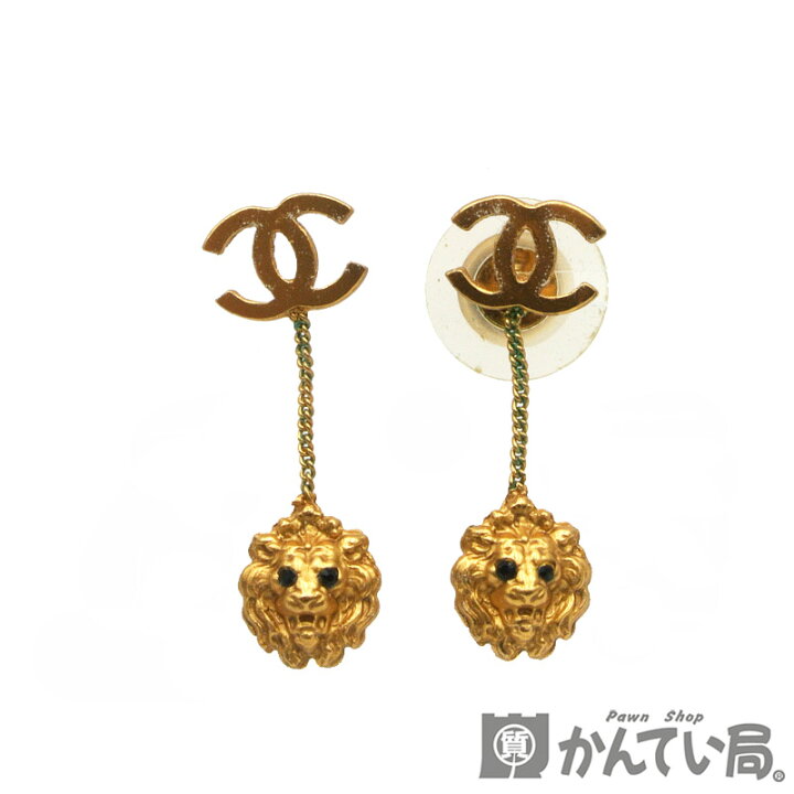 楽天市場】CHANEL【シャネル】ピアス ココマーク ライオンモチーフ  