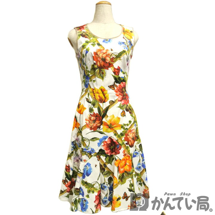 楽天市場】DOLCE＆GABBANA【ドルチェ＆ガッバーナ】花柄ワンピース  