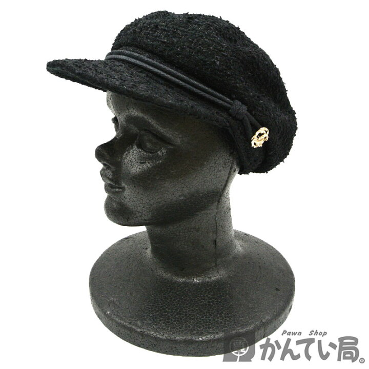 楽天市場】CHANEL【シャネル】ラメツイードキャスケット 20P ブラック 