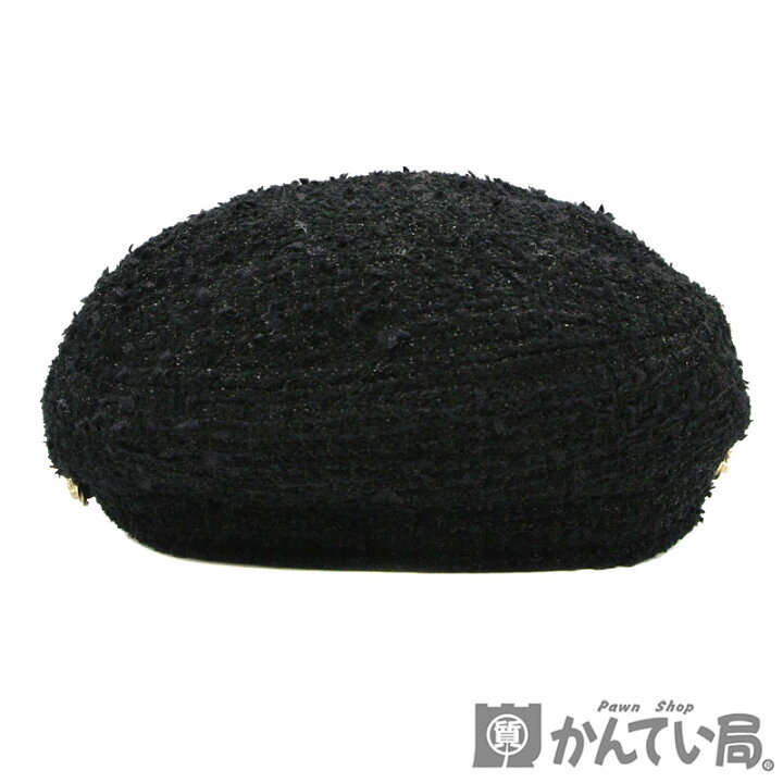 楽天市場】CHANEL【シャネル】ラメツイードキャスケット 20P ブラック 