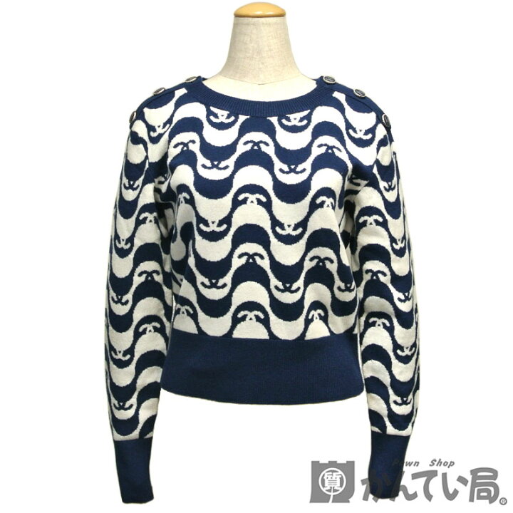 楽天市場】CHANEL【シャネル】プルオーバー ニット トップス 21SS 