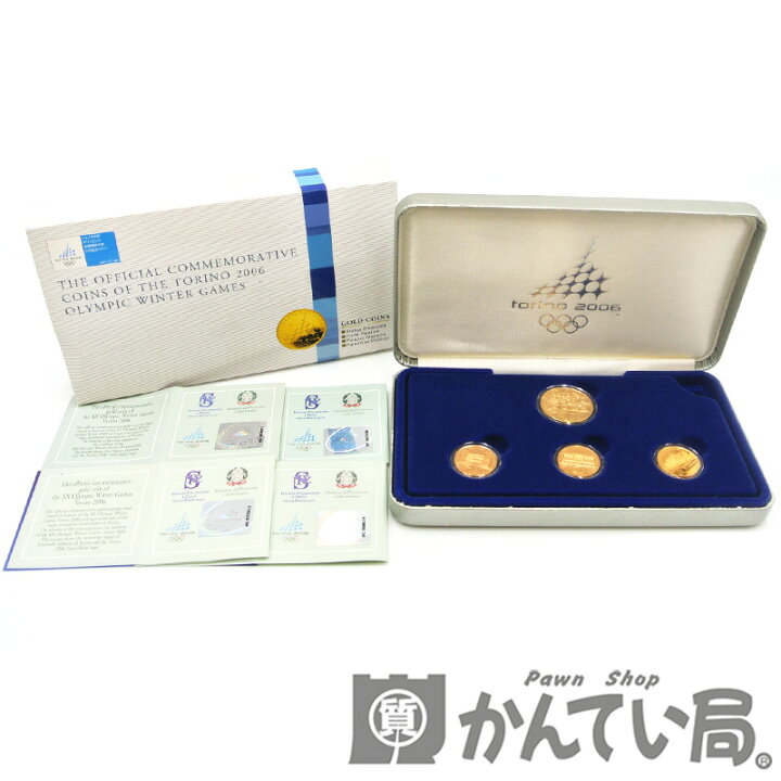 楽天市場】【トリノオリンピック 2006 冬季競技大会】金貨 4種セット 