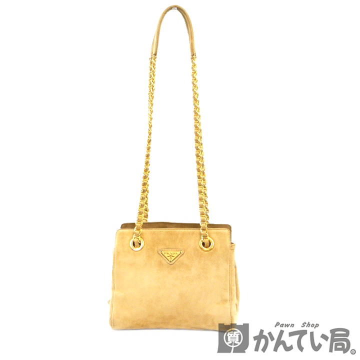 楽天市場】PRADA【プラダ】スエード チェーンショルダーバッグ 