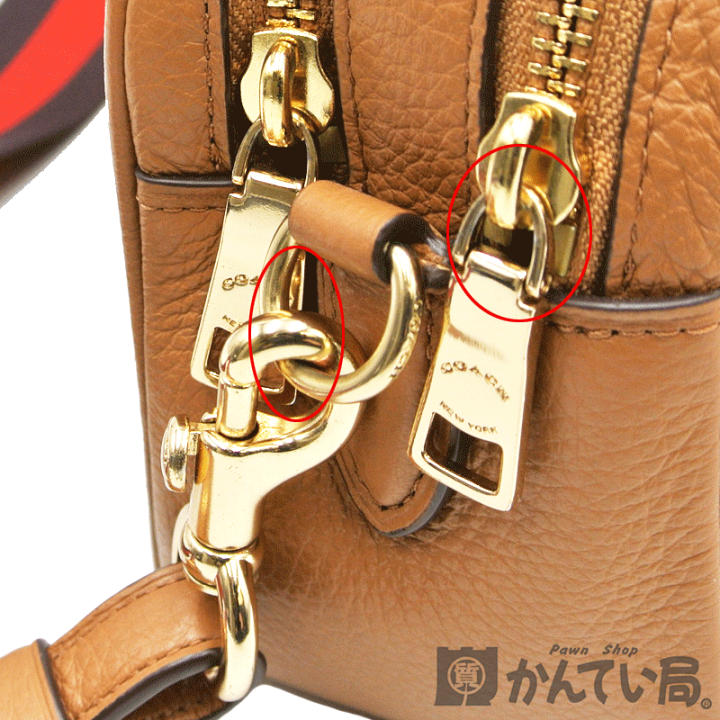 coach ショルダーバッグ レザー 馬車ロゴ カメラバッグ 75818 COACH 