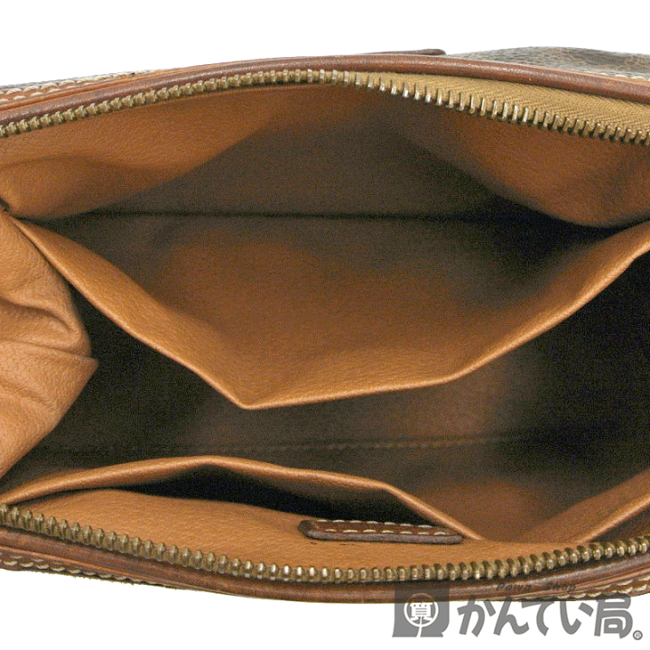 楽天市場】CELINE【セリーヌ】ポーチ マカダム ブラウン メイク 化粧