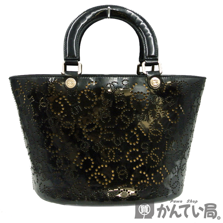 楽天市場】CHANEL【シャネル】A31335 パンチング No.5 エナメル トート  