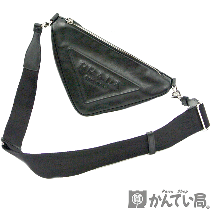 楽天市場】PRADA【プラダ】1BH190 トライアングル ショルダーバッグ