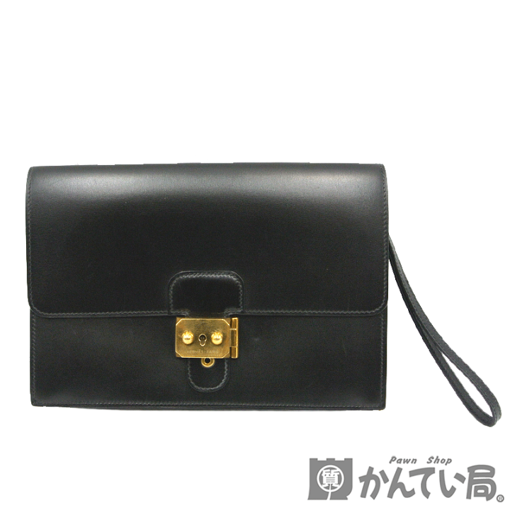 【柔らかレザー】HERMES フラットポシェット org.jpg