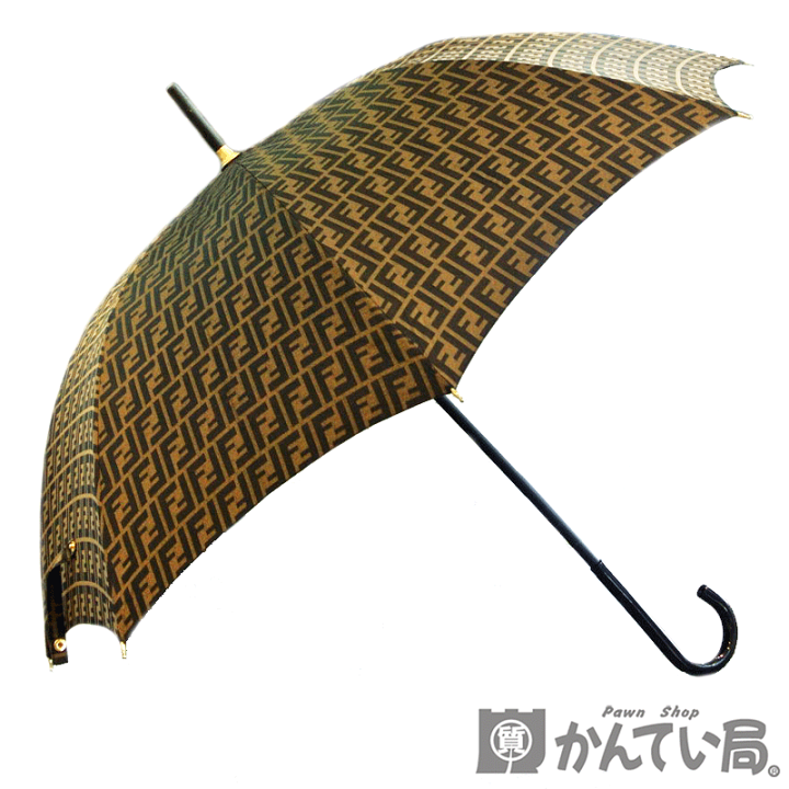 FENDI 雨傘 ブラウン-