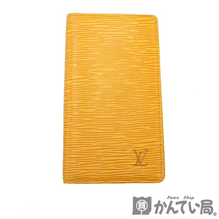 ルイヴィトン エピ カードケース　手帳カバー yellow ルイヴィトン エピ カードケース手帳カバー yellow