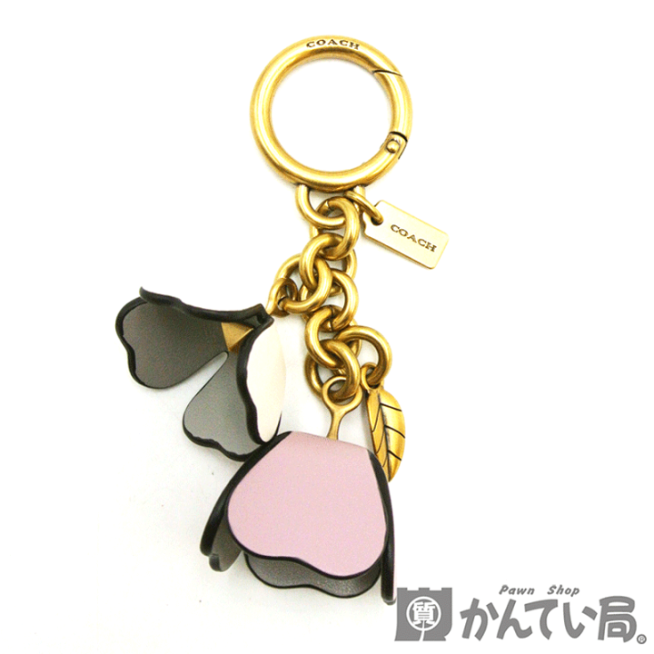 美品✨キーホルダー エッセンシャル ティー ローズ バッグ チャーム ピンク 公式】COACH – コーチ | ティー ローズ バッグ チャーム