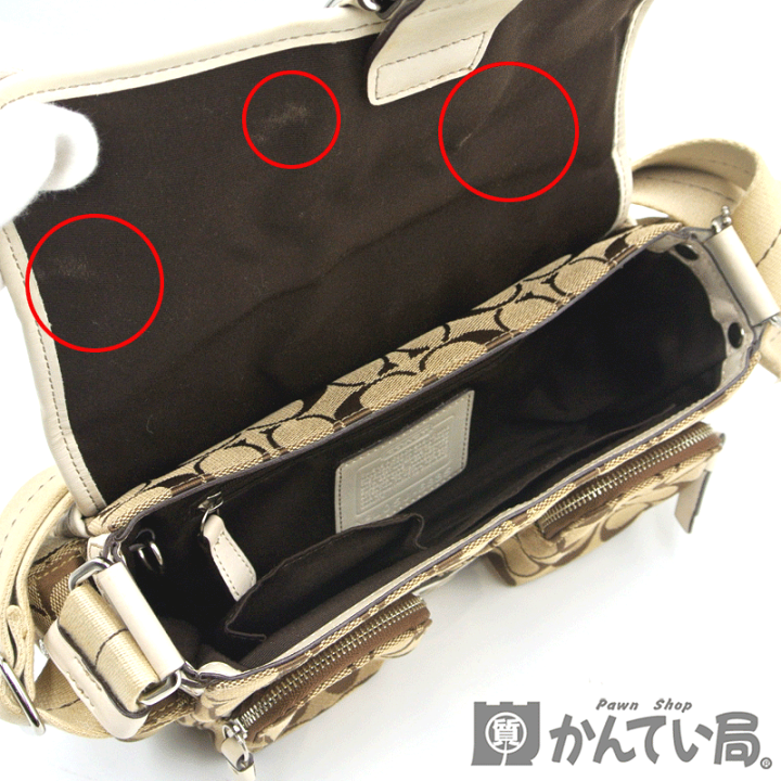 【美品】Coach コーチ　6835 ショルダーバッグ シグネチャー　レディース 楽天市場】COACH【コーチ】L05Jｰ6835 ショルダーバッグ シグネチャー