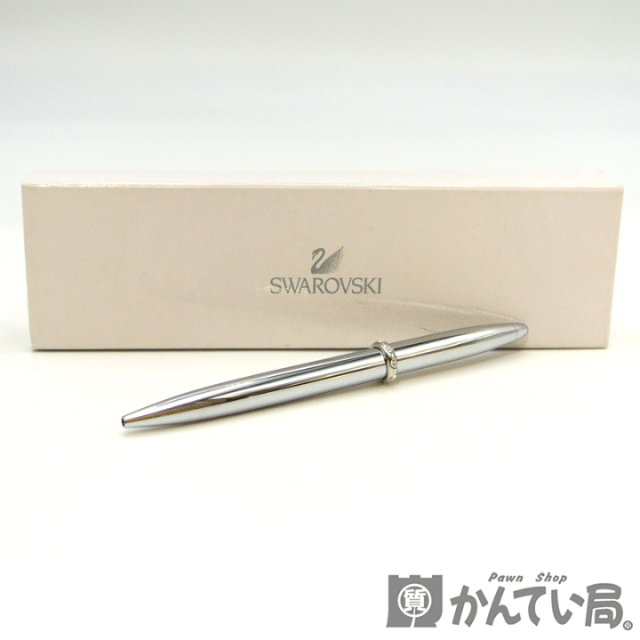 楽天市場】SWAROVSKI【スワロフスキー】ボールペン 筆記具 シルバー 黒