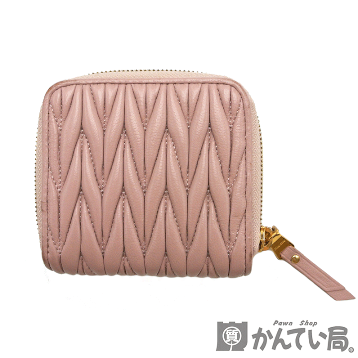 楽天市場】MIUMIU【ミュウミュウ】二つ折り財布 マテラッセ コンパクト