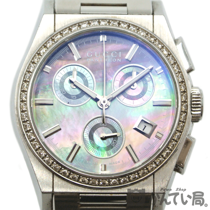 楽天市場】GUCCI【グッチ】115.4 腕時計 パンテオン クロノ