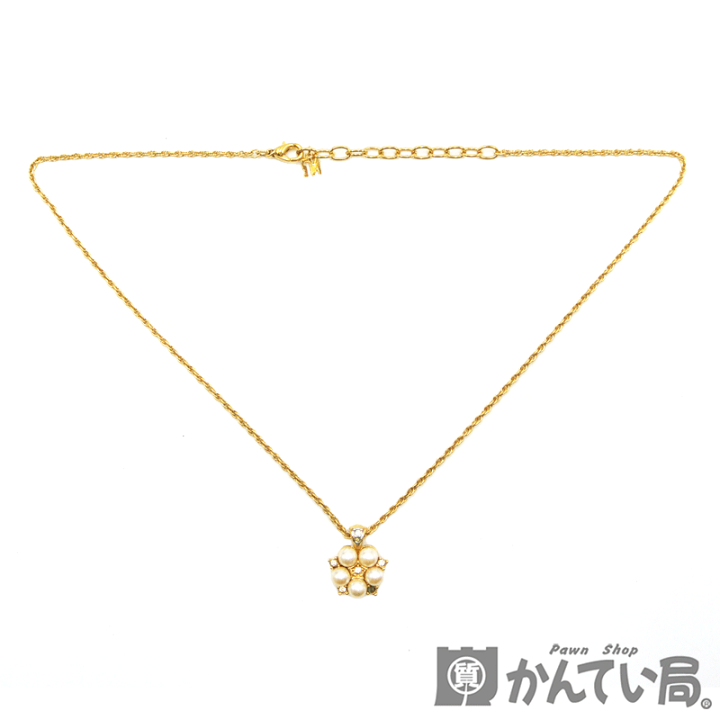 パール/ダイヤモンド K18ネックレス(NINA RICCI ニナリッチ