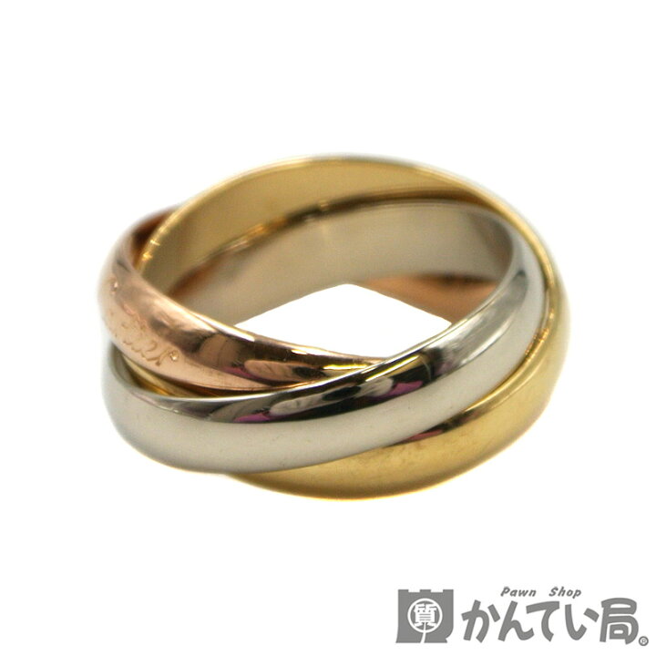 楽天市場】Cartier【カルティエ】トリニティ リング 750 K18YG・K18WG 