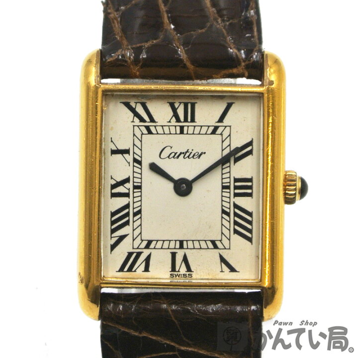 楽天市場】Cartier【カルティエ】マストタンク 手巻き 腕時計 18K  