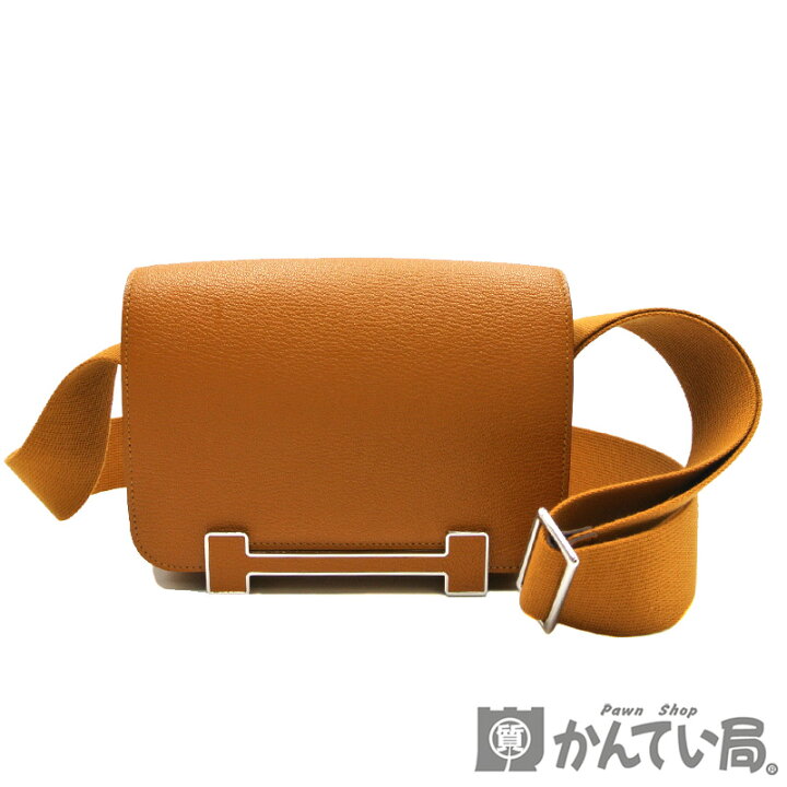 楽天市場】HERMES【エルメス】ゲタ ショルダーバッグ キャラメル U刻  