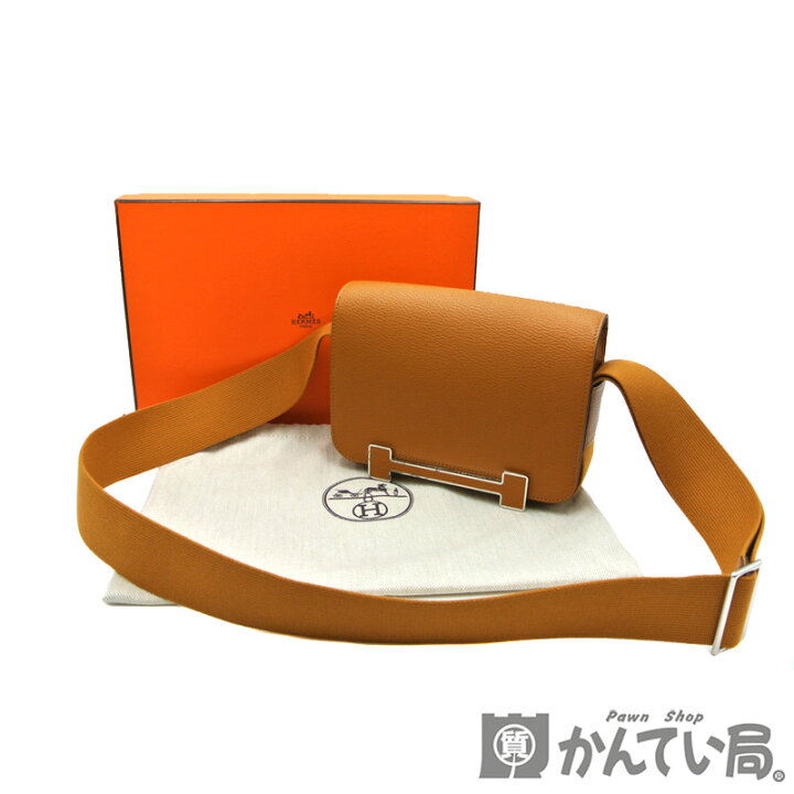 楽天市場】HERMES【エルメス】ゲタ ショルダーバッグ キャラメル U刻 