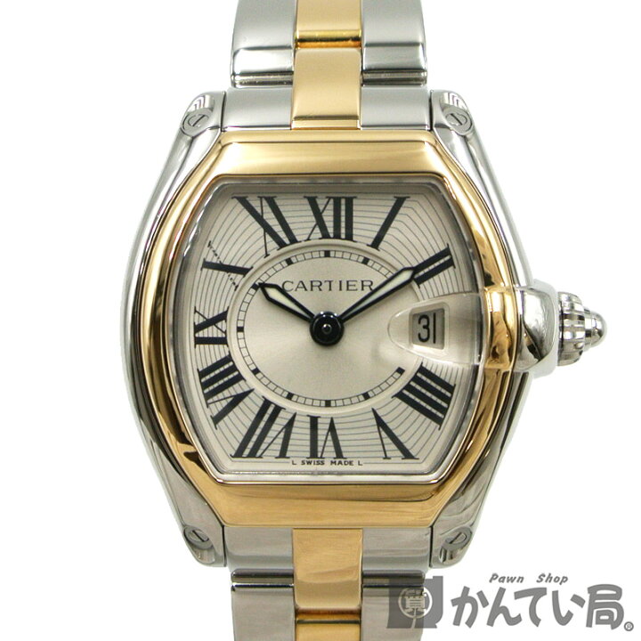 楽天市場】Cartier【カルティエ】ロードスターSM コンビ K18YG×SS  