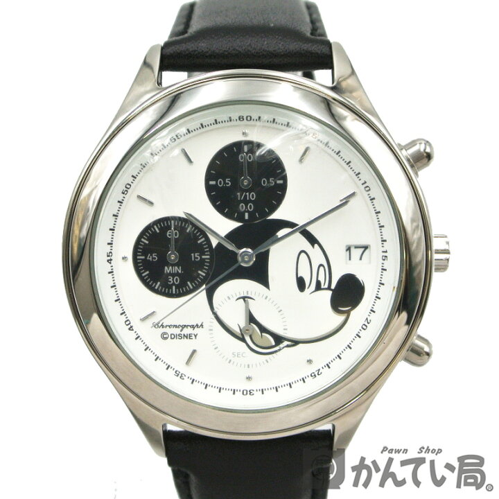 楽天市場】Disney【ディズニー】ミッキーマウス クロノグラフ クオーツ  