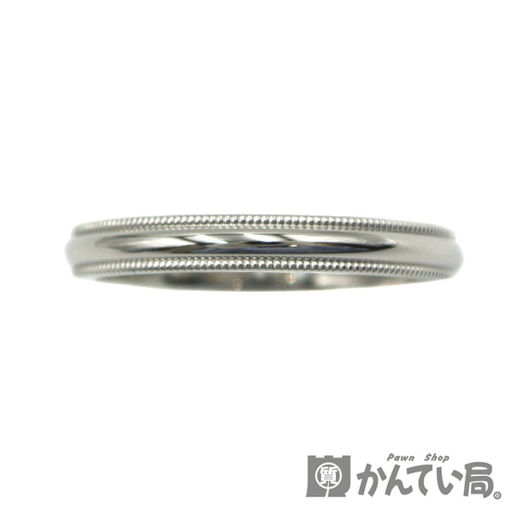 ハリーウィンストン ミルグレイン PT950リング メンズ 7.5号（【楽天  