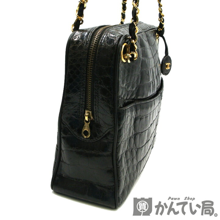 楽天市場】CHANEL【シャネル】クロコ チェーンショルダーバッグ