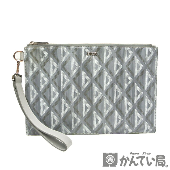 楽天市場】Dior【ディオール】ポーチ CDダイヤモンド キャンバス  