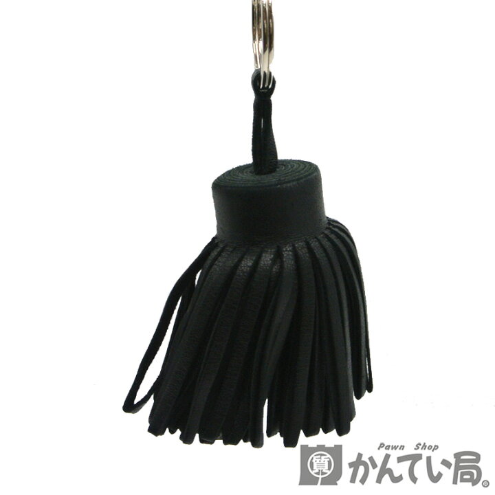 楽天市場】HERMES【エルメス】カルメン チャーム ブラック レザー 