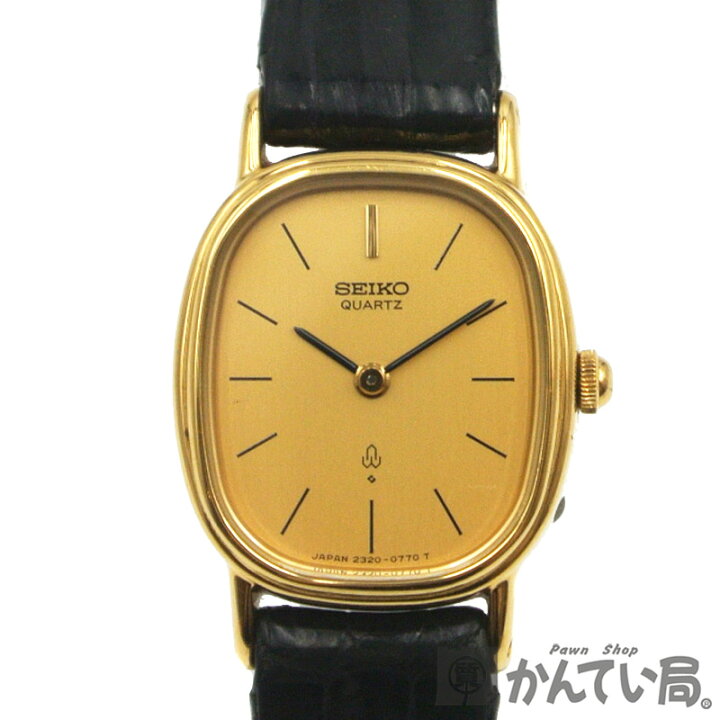 楽天市場】SEIKO【セイコー】クオーツ 腕時計 14K ゴールド 2針 
