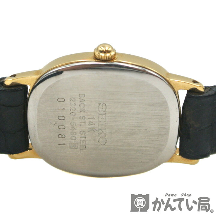 楽天市場】SEIKO【セイコー】クオーツ 腕時計 14K ゴールド 2針