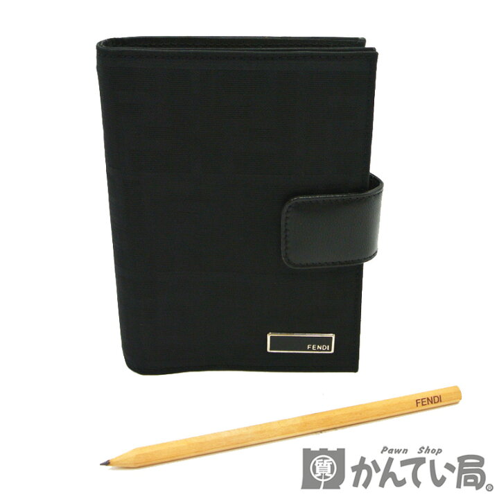 楽天市場】FENDI【フェンディ】システム手帳 6穴 ブラック ズッカ柄 